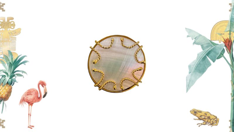Anillo concha nacar