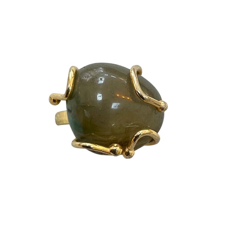 Anillo hecho a mano piedra natural