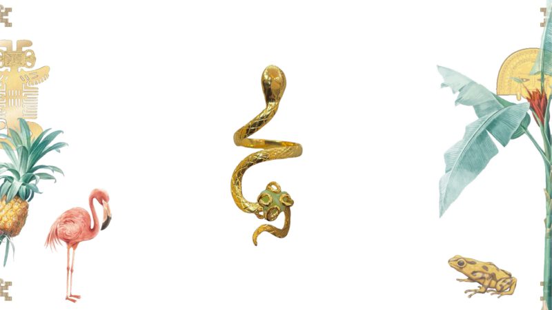 Anillo serpiente hecho a mano