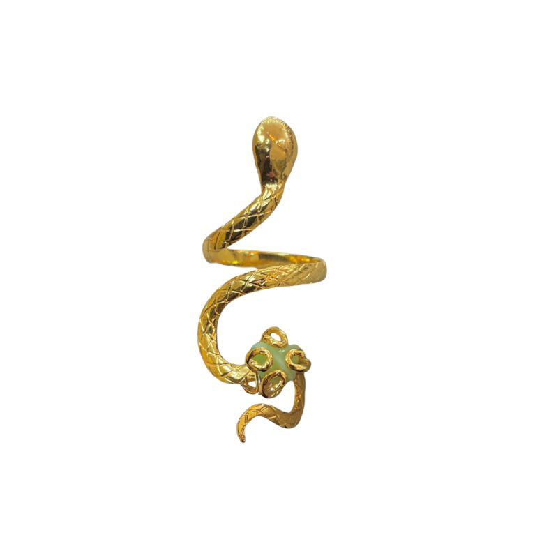 Anillo serpiente hecho a mano
