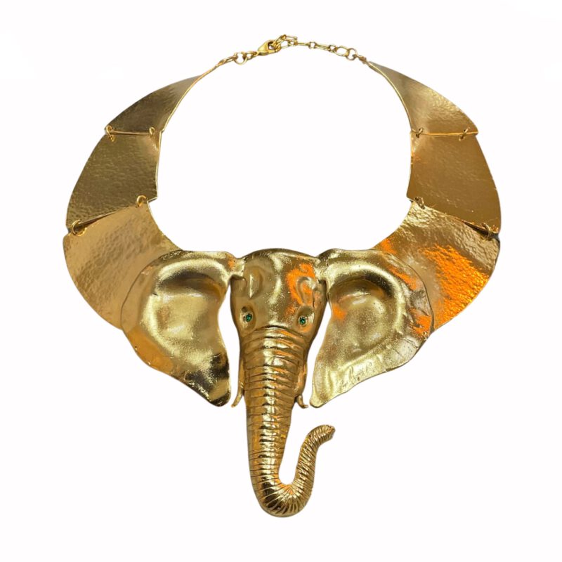 Choker artesanal elefante