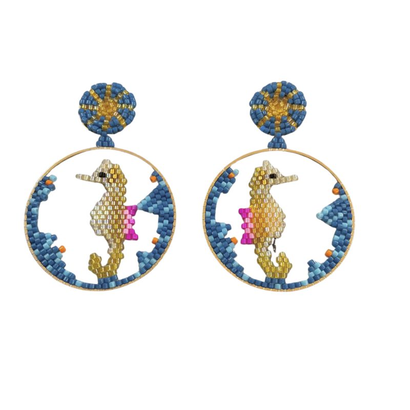 Pendientes Aros Caballito De Mar