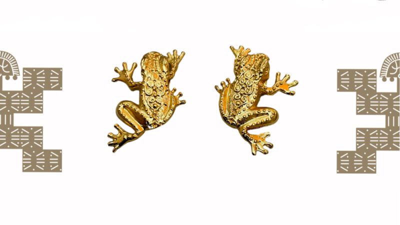 Pendientes Artesanales Ranas