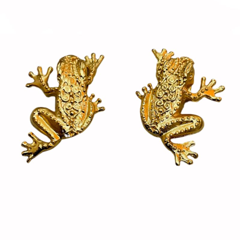 Pendientes Artesanales Ranas