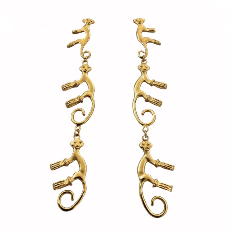 Pendientes Monos Precolombinos