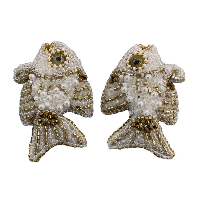 Pendientes Peces Blancos