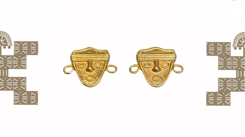 Pendientes artesanales máscaras