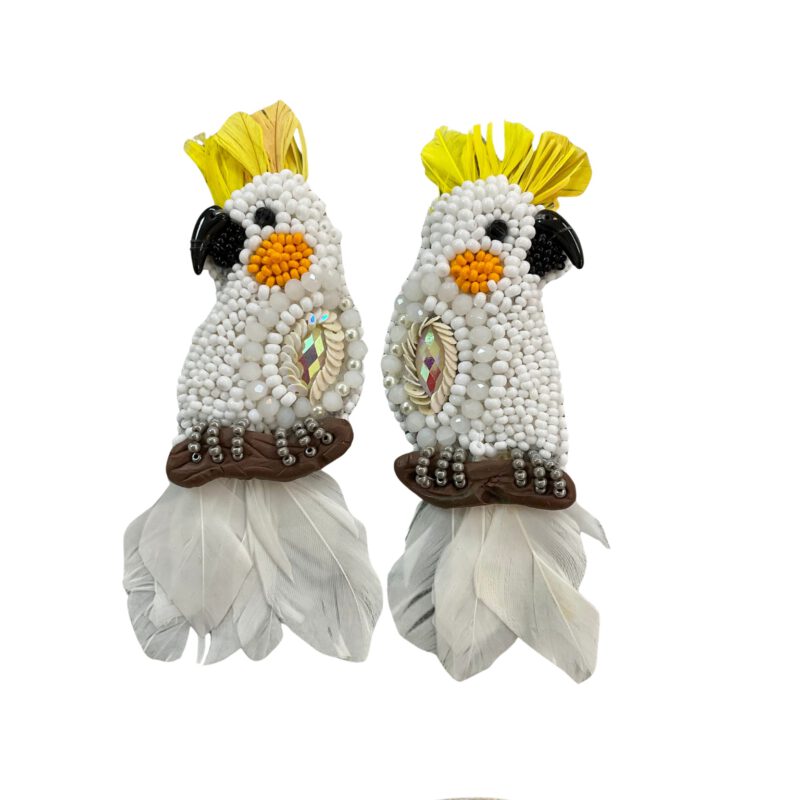 Pendientes cacatua