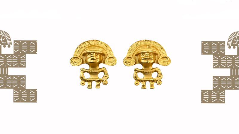 Pendientes chamanes precolombinos