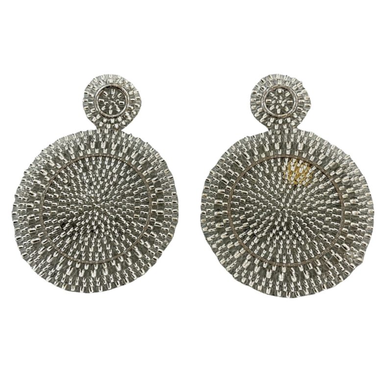 Pendientes hechos a mano plata