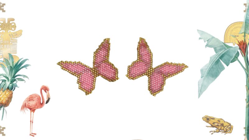 Pendientes mariposas 2